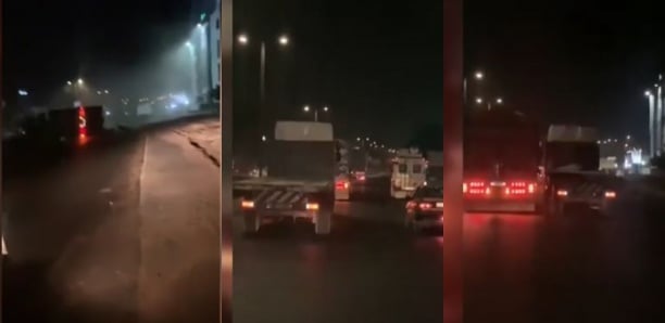 COURSE ENTRE DEUX CAMIONS- L'un des chauffeurs arrêté