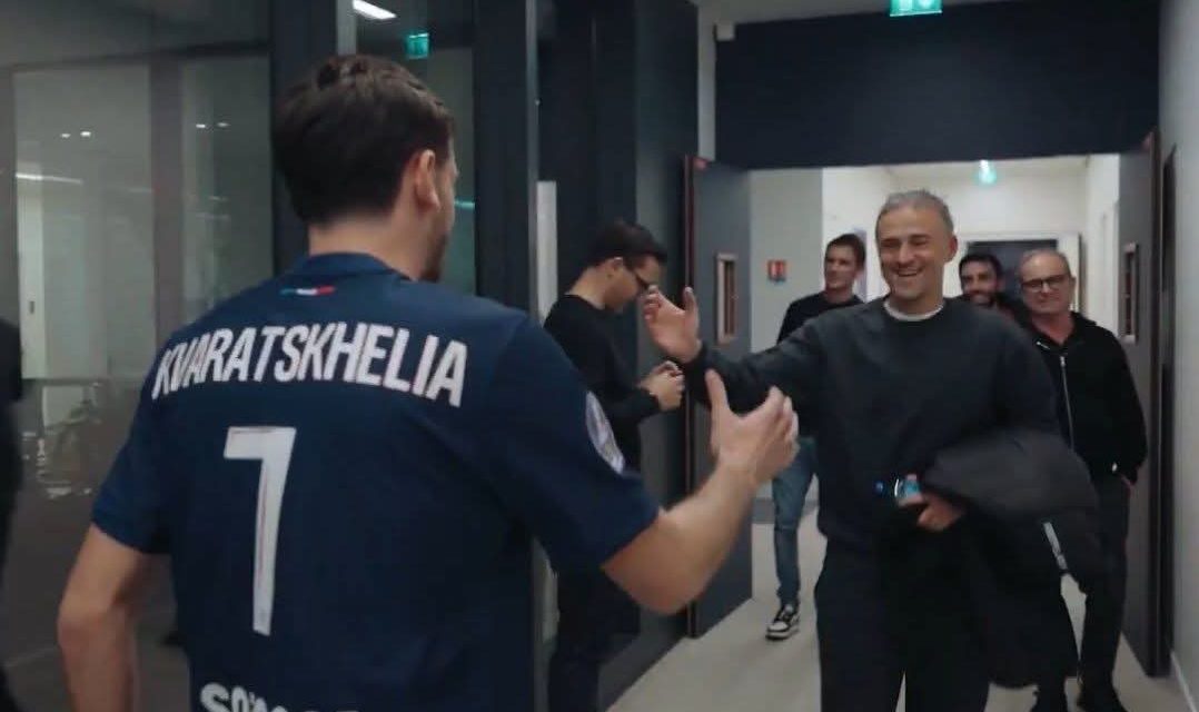 PSG - Luis Enrique dithyrambique envers Kvaratskhelia