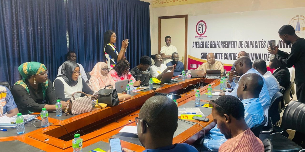 RENFORCEMENT DE CAPACITÉS - Des chroniqueurs judiciaires formés à la criminalité financière