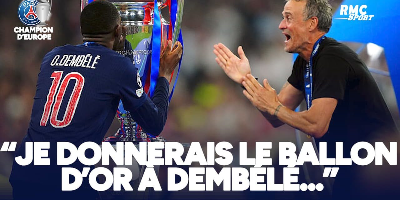 PSG - Dembélé et le Ballon d'Or, le discours d'Enrique