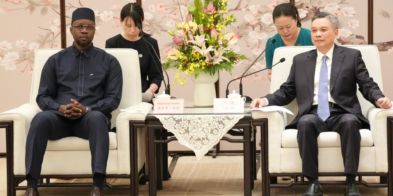SONKO COURTISE LES INVESTISSEURS CHINOIS : "Vous serez à l'aise au Sénégal"