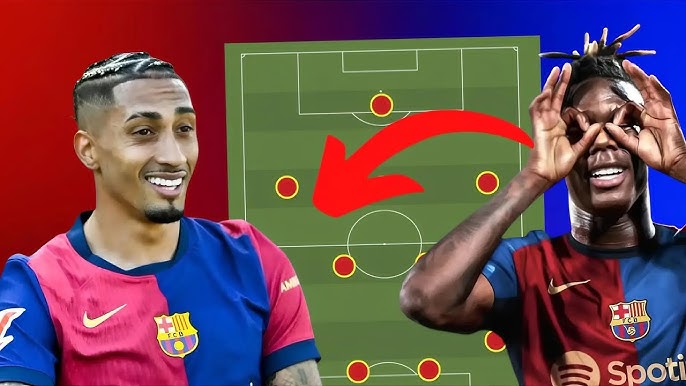 BARÇA - Raphinha attend Nico Williams