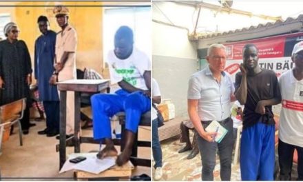 KAOLACK - Pape Natango Mbaye, un élève qui écrit avec ses pieds, décroche son BAC S2 avec la mention Bien