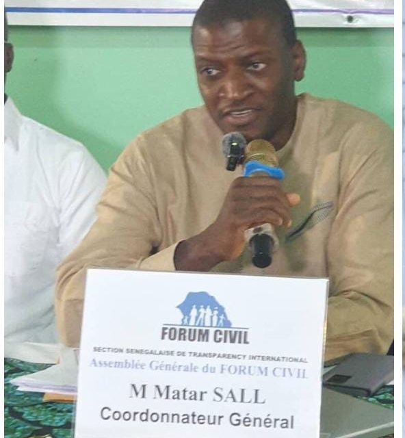 CHANGEMENT À LA TÊTE DU FORUM CIVILE - Matar Sall remplace Birahim Seck