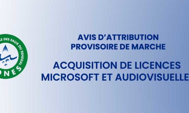 Acquisition de licences Microsoft et audiovisuelles