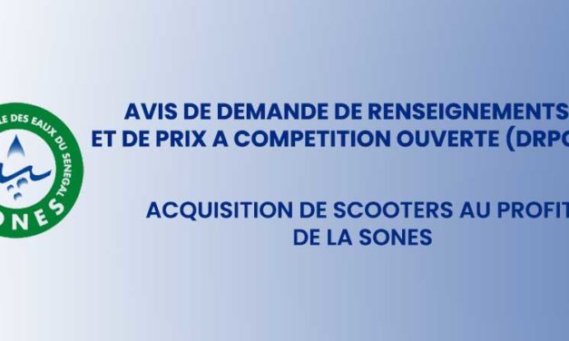ACQUISITION DE SCOOTERS AU PROFIT DE LA SONES