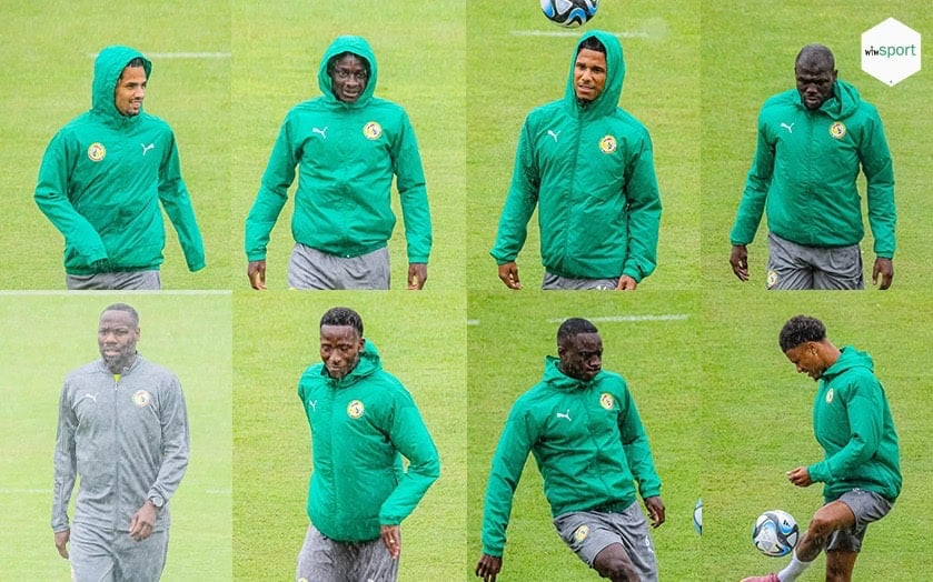 ÉQUIPE NATIONALE - 6 Lions pour la première séance d’entraînement