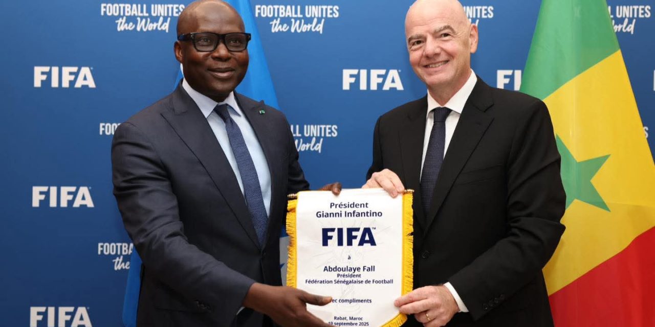 FSF - Abdoulaye Fall reçu par Infantino