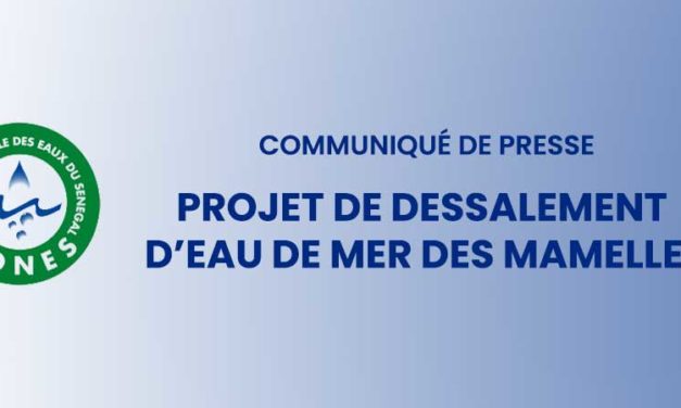 SONES  - Projet de dessalement d’eau de mer des Mamelles
