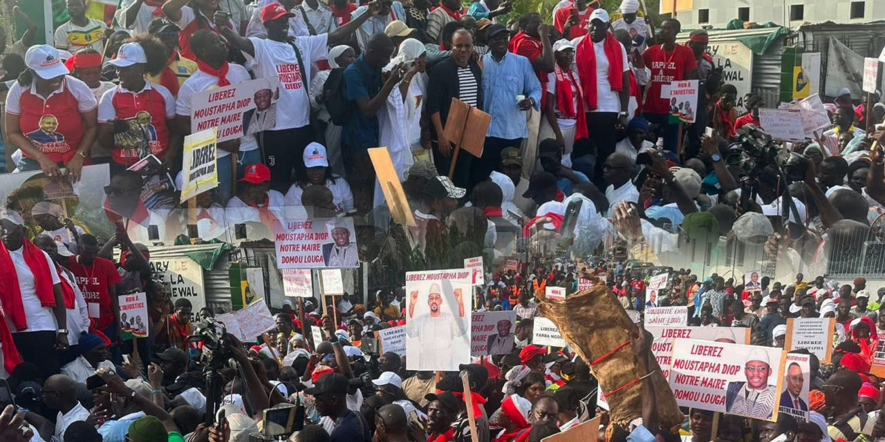 LOUGA - Une grande manifestation pour exiger la libération de Moustapha Diop