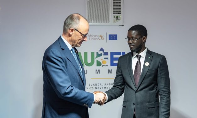 SOMMET UE-UA - L'entretien Diomaye Faye et le chancelier allemand