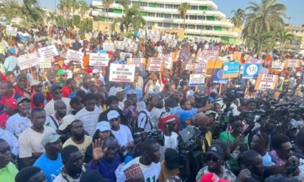 PROTESTATIONS CONTRE LA VIE CHER ET LA RESTRICTION DES LIBERTES - Le FDR réussit le pari de la mobilisation et s'en prend à la gouvernance actuelle