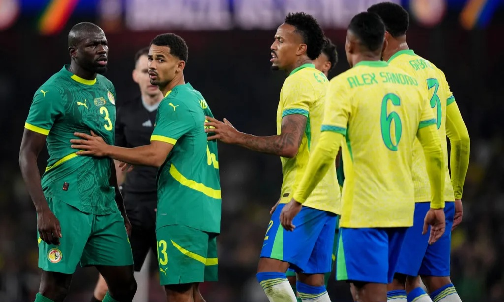 FOOTBALL Le Sénégal s’incline (2-0) devant le Brésil et perd son invincibilité