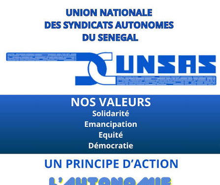 CRISE SYNDICALE - L’UNSAS accuse la direction sortante de "sabotage organisé" pour s’accrocher au pouvoir