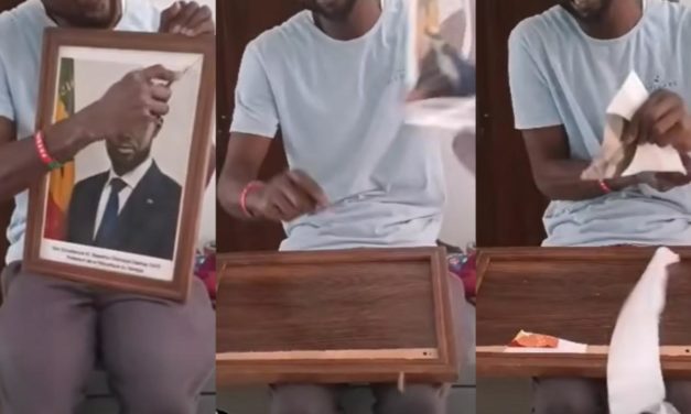 SAINT-LOUIS : un jeune homme arrêté pour avoir déchiré la photo officielle du Président