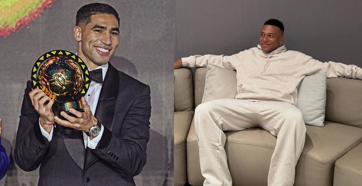 BALLON D'OR AFRICAIN - Mbappé félicite Hakimi