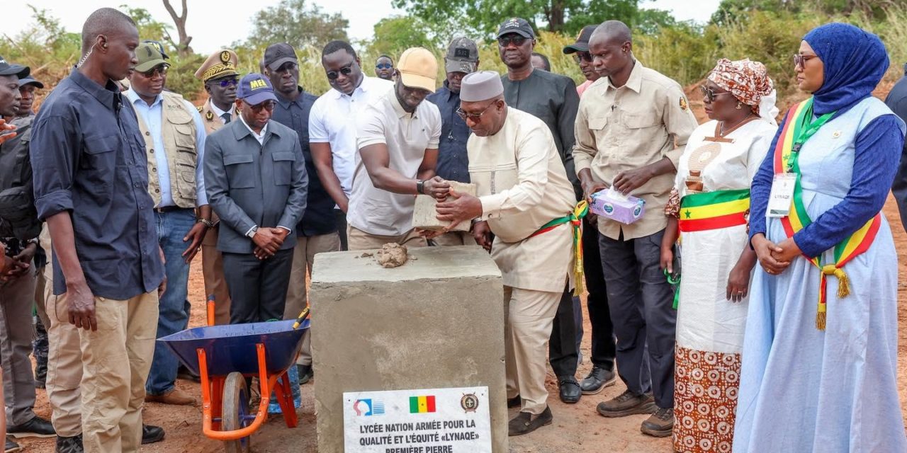 TOURNÉE ÉCONOMIQUE DANS LE SUD- Le Président Diomaye lance les travaux de construction du lycée Nation-Armée pour la qualité et l'équité 
