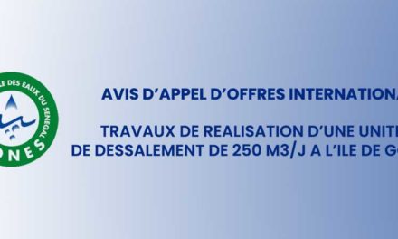 SONES - Avis d’Appel d’Offres International (AAOI) N° T_DTX_026