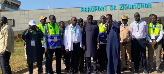 DIOMAYE A ZIGUINCHOR -  ”Les travaux de l’aéroport devraient être achevés d’ici fin avril 2026”