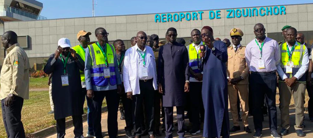 DIOMAYE A ZIGUINCHOR -  ”Les travaux de l’aéroport devraient être achevés d’ici fin avril 2026”
