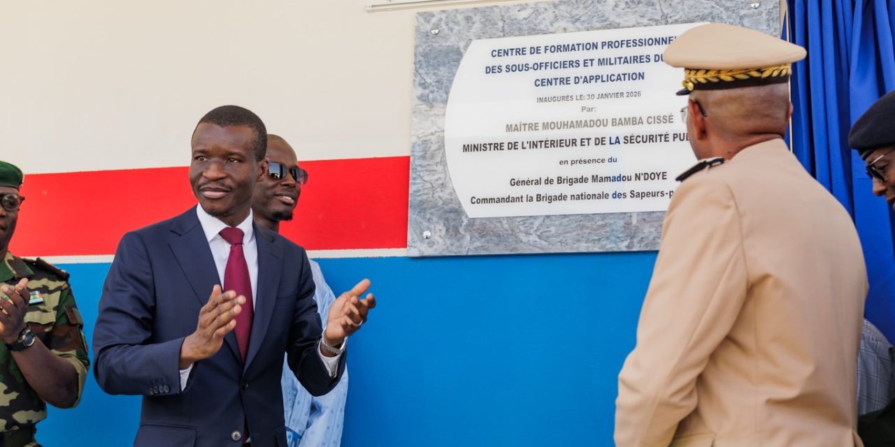SECURITÉ CIVILE  : un centre de formation stratégique inauguré à Nioro du Rip