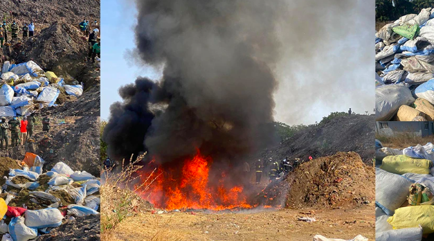 ZIGUINCHOR : 5 tonnes de drogue et des billets noirs d’une contre-valeur de plus de 5 milliards FCFA incinérés