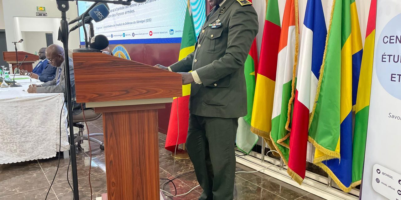 LE GENERAL BIRAME DIOP, LORS DE LA RENTRÉE ACADÉMIQUE AU CHEDS - "L'espace est le socle indispensable de l’autonomie stratégique des nations"