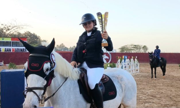 ÉQUITATION/2È CSO - Éden Kazoun fait du Hamoudy