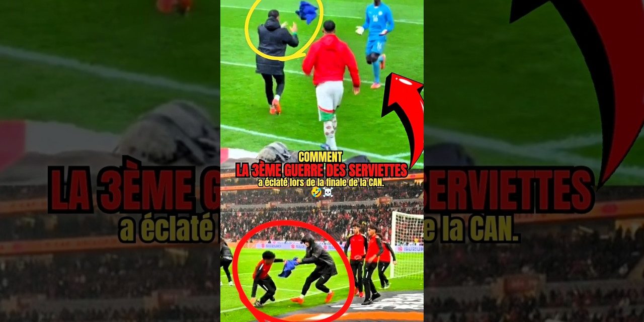 GUERRE DES SERVIETTES - Hakimi, pris la main dans le sac, la Caf attribue le trophée fair-play au Maroc !