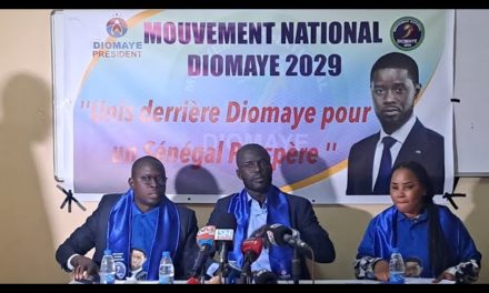 POLITIQUE - Le mouvement national Diomaye 2029, lancé