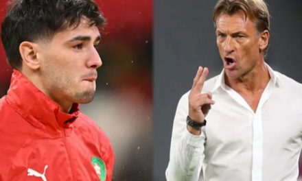 FINALE CAN - Hervé Renard tacle Brahim Diaz