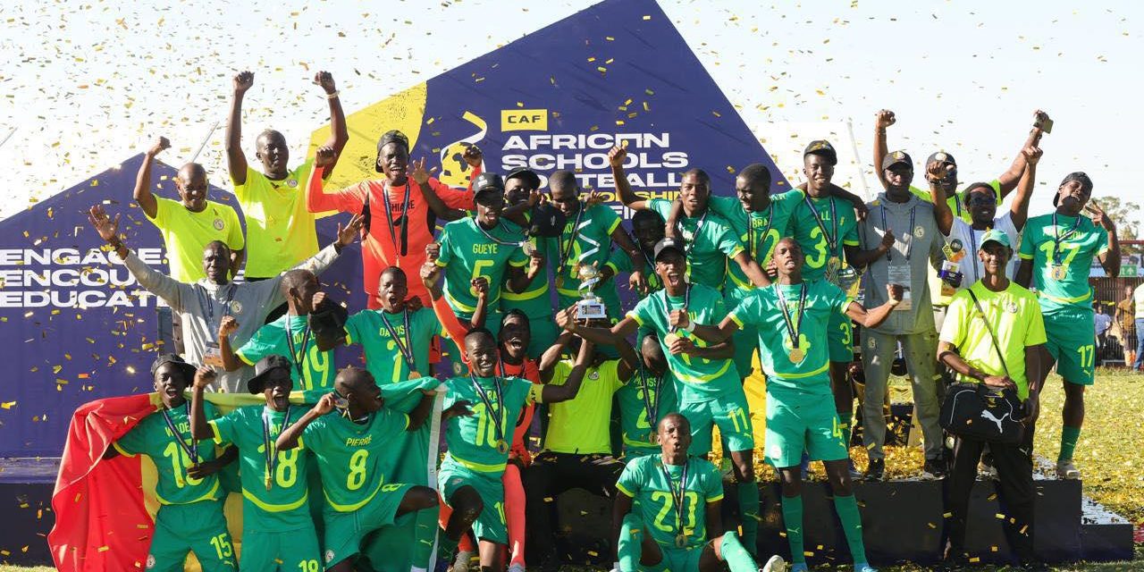 CHAMPIONNAT AFRICAIN DE FOOT SCOLAIRE U15 - Le Sénégal sacré champion