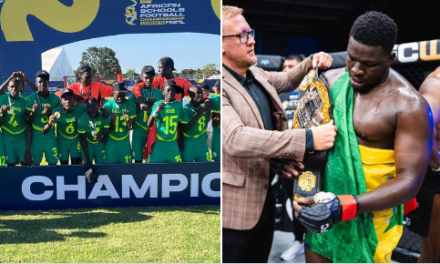 SPORTS - Diomaye Faye célèbre les sacres des Lionceaux U15 et d’Adama Diop Blindé