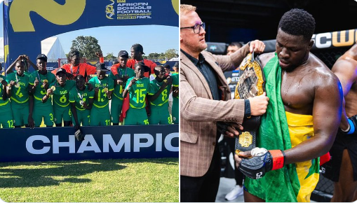 SPORTS - Diomaye Faye célèbre les sacres des Lionceaux U15 et d’Adama Diop Blindé