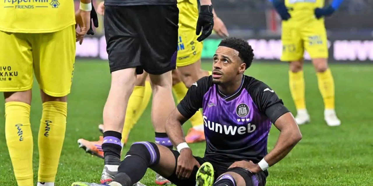 ANDERLECHT - Ilay Camara sort sur blessure après sa convocation avec le Sénégal