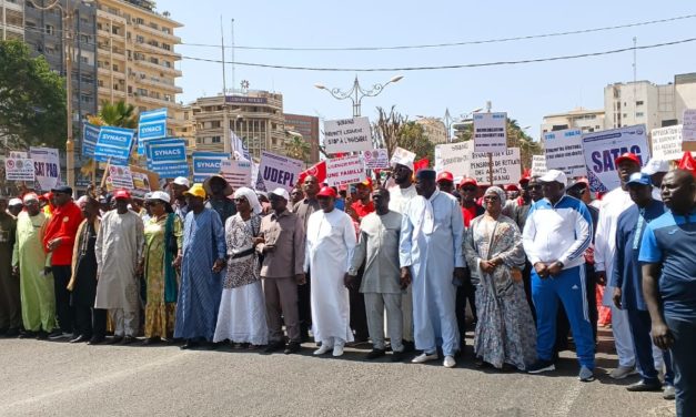 1ER MAI 2026 -Le front syndical déploie sa force dans les rues de Dakar