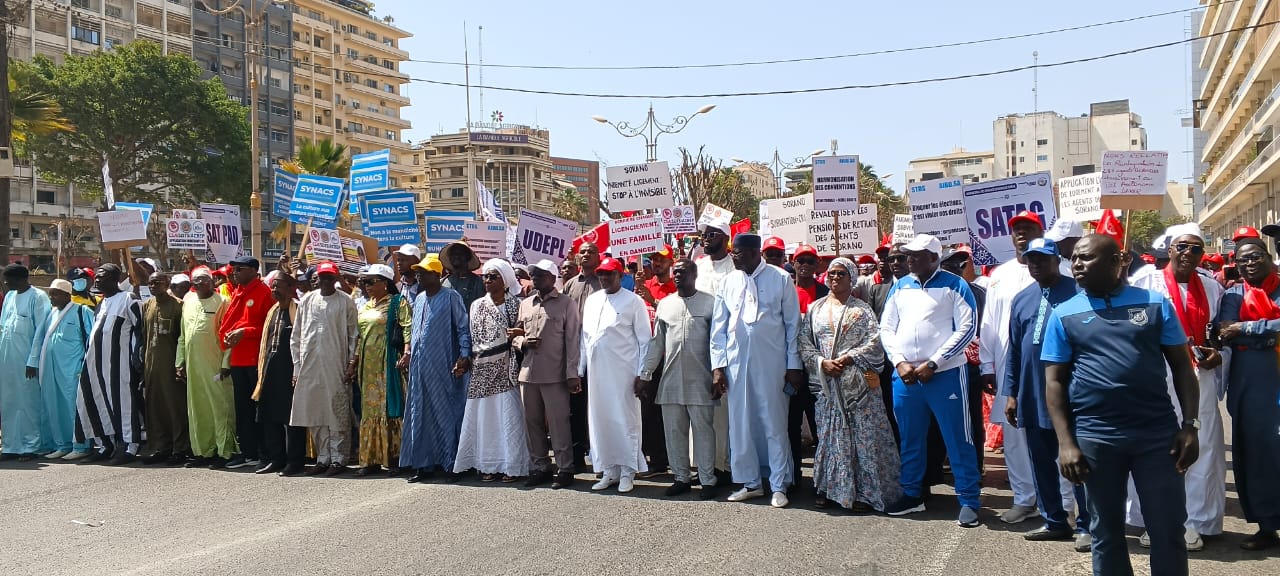 1ER MAI 2026 -Le front syndical déploie sa force dans les rues de Dakar