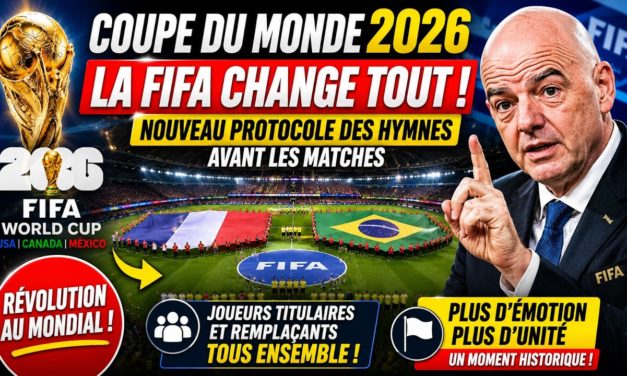 MONDIAL 2026 - Un gros changement pour les hymnes